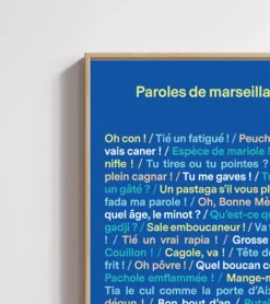 Poster - Paroles de Marseillais