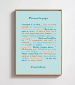 Poster - Paroles de papa