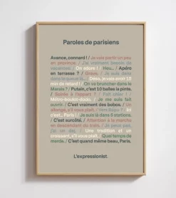 Poster - Paroles de Parisien