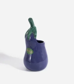 Pot à ustensiles aubergine