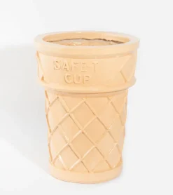 Pot de fleurs cornet de glace