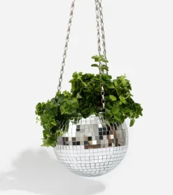 Pot de plantes disco boule à facettes