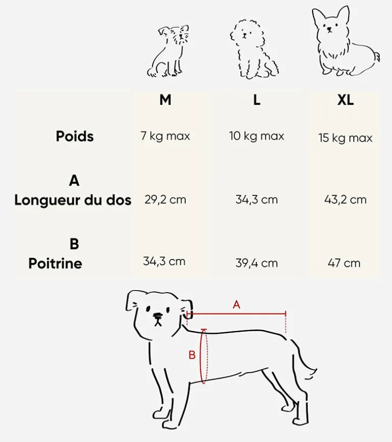 Pull coeurs pour animaux