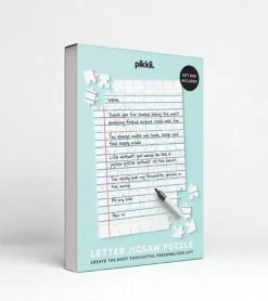 Puzzle personnalisé avec petite lettre