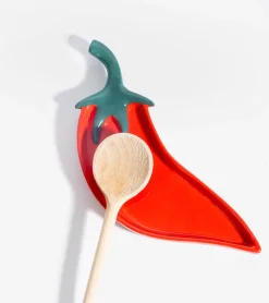 Repose-cuillère piment