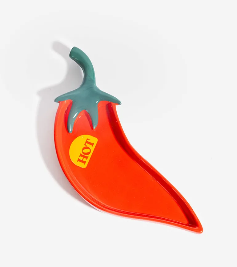 Repose-cuillère piment