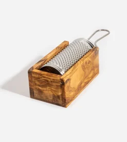 Râpe à fromage italienne en bois d'olivier