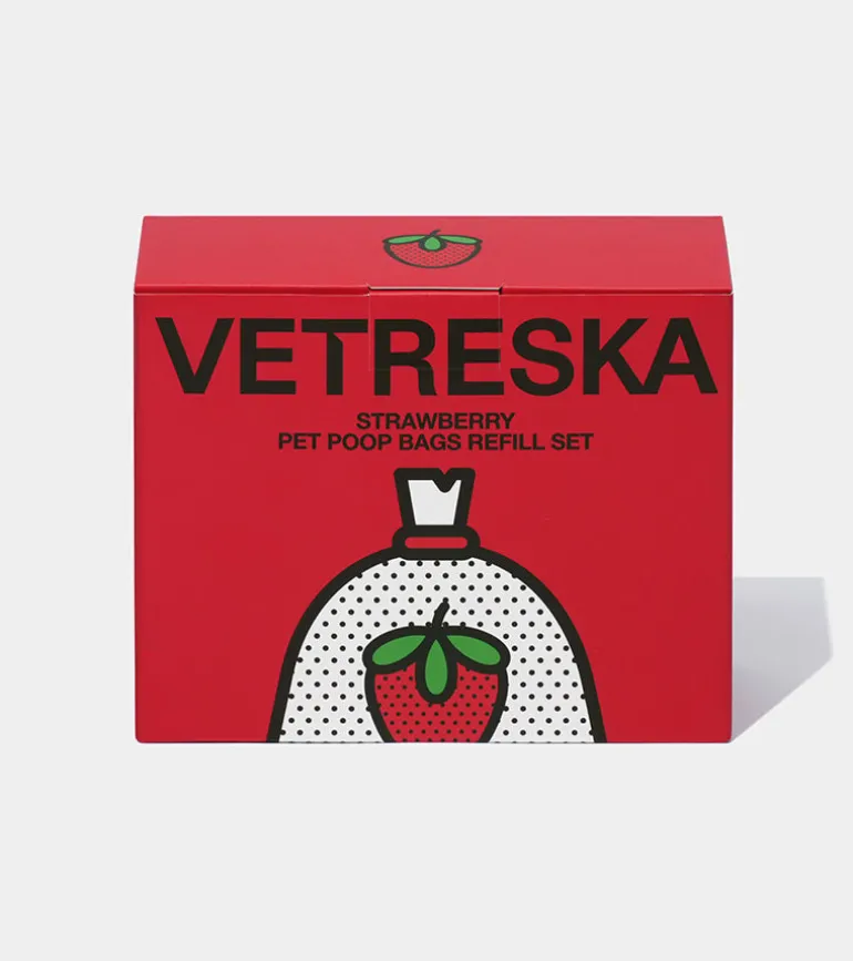 Sacs à crottes à la fraise