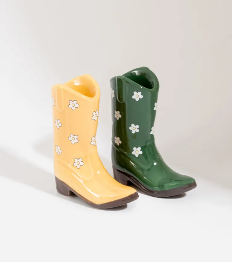 Salière et poivrière botte de cowboy