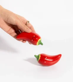 Salière et poivrière piment