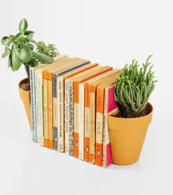 Serre-livres 2 en 1 / Pot à plantes