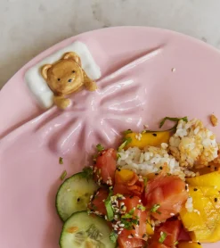 Set de 2 assiettes - Ourson endormi