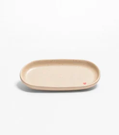 Set de 2 tasses et leurs petits plateaux - Coeur