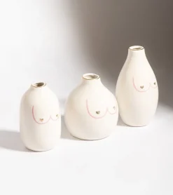 Set de 3 vases boobies Girl power