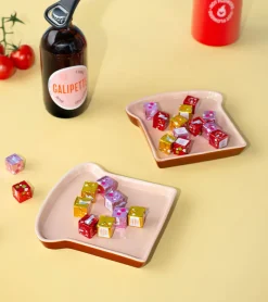 Set de deux assiettes toast