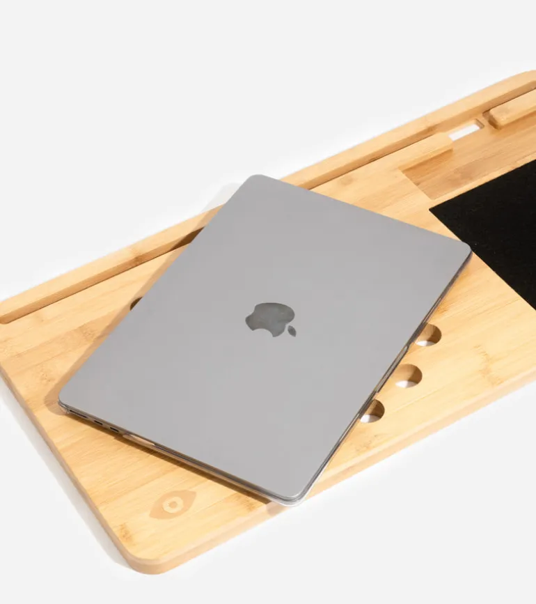 Support en bois pour ordinateur