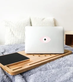 Support en bois pour ordinateur