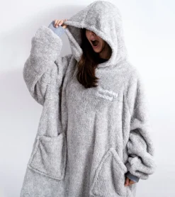 Sweat plaid en polaire Sunday mood