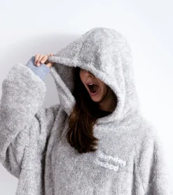 Sweat plaid en polaire Sunday mood