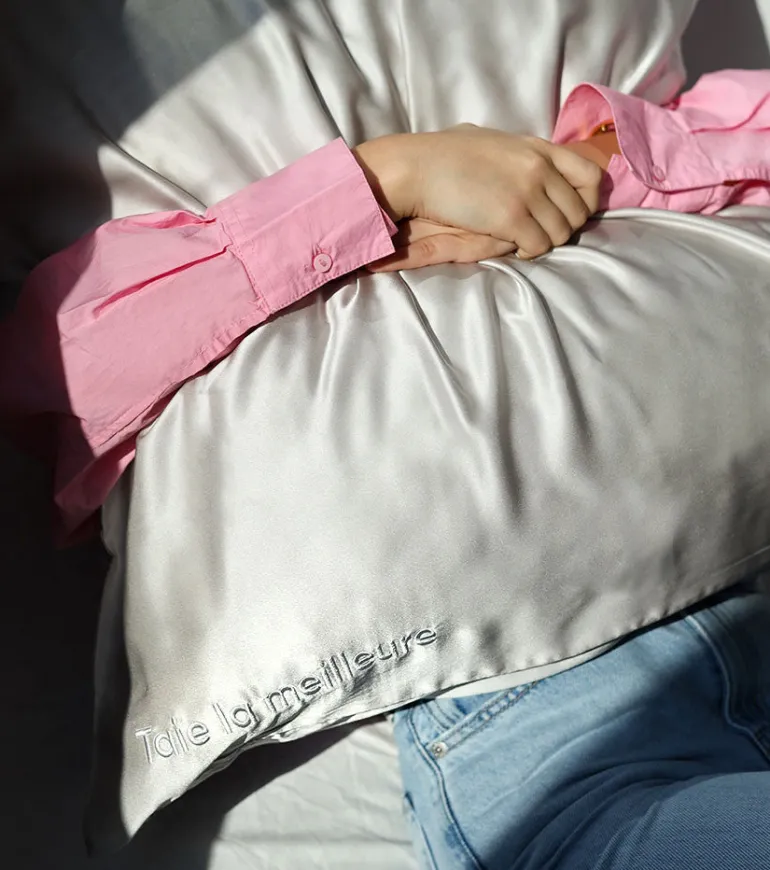 Taie d'oreiller en soie Taie la meilleure - 50 x 70 cm