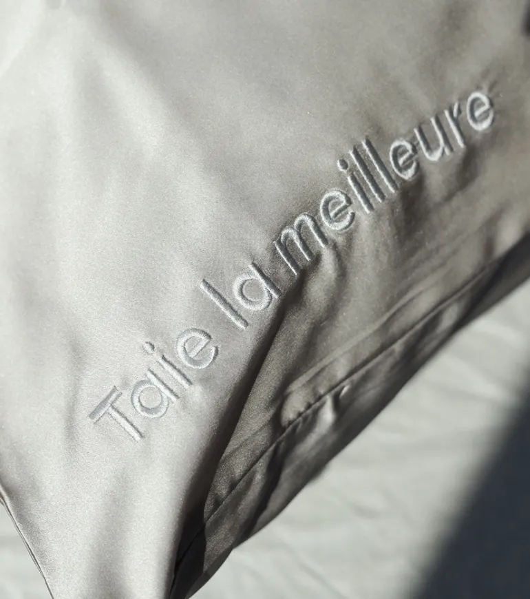 Taie d'oreiller en soie Taie la meilleure - 50 x 70 cm