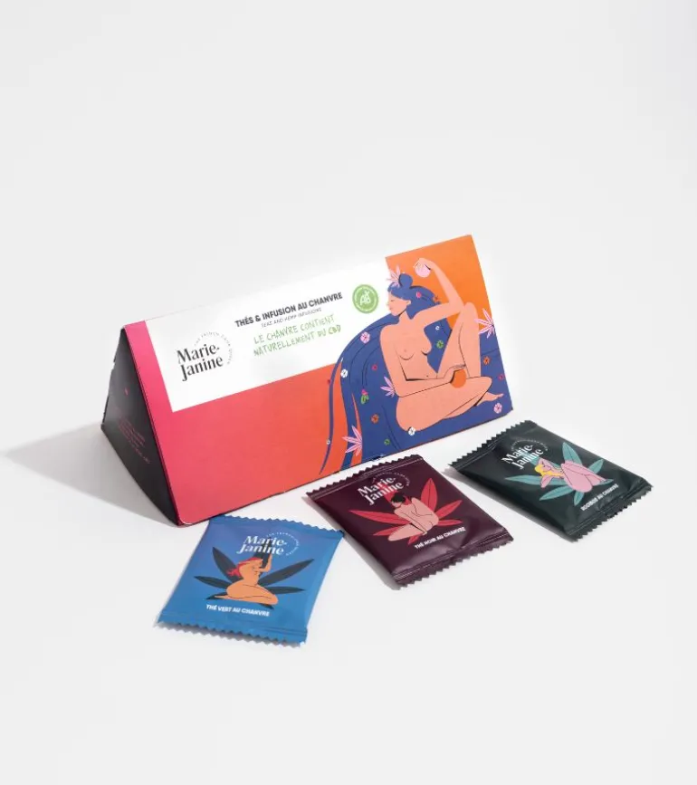 Thé en dosettes au CBD