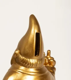 Tirelire Gnome doré