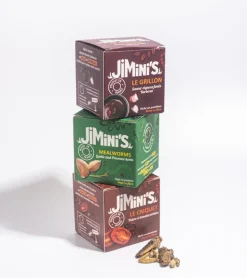 Trio d'insectes comestibles pour l'apéro