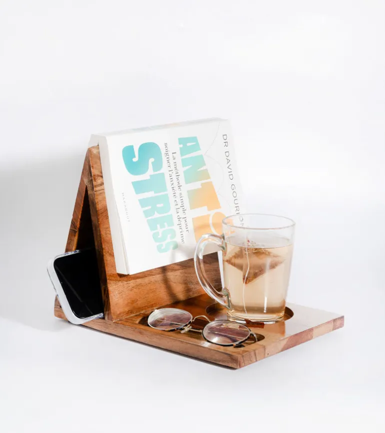 Valet de lecture en bois