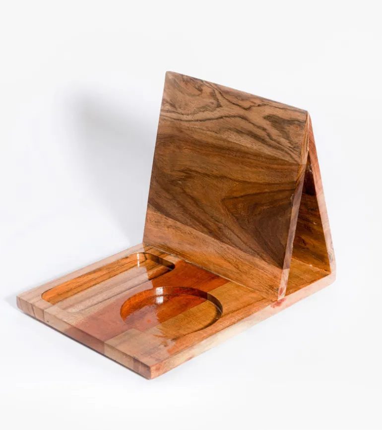 Valet de lecture en bois