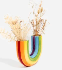 Vase arc-en-ciel