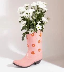 Vase boots cowboy