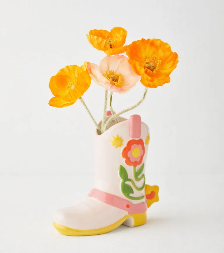 Vase botte de cowboy