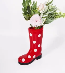 Vase botte de pluie