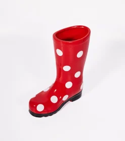 Vase botte de pluie