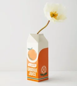 Vase brique de jus d'orange