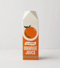 Vase brique de jus d'orange