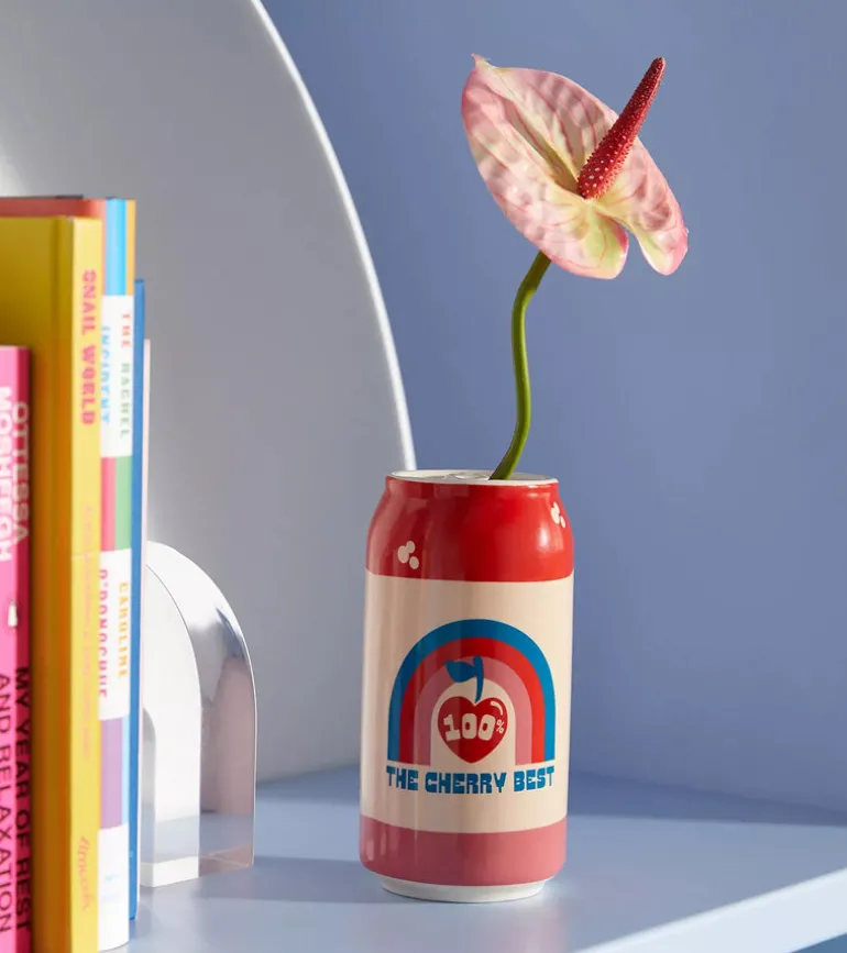 Vase cannette soda en céramique