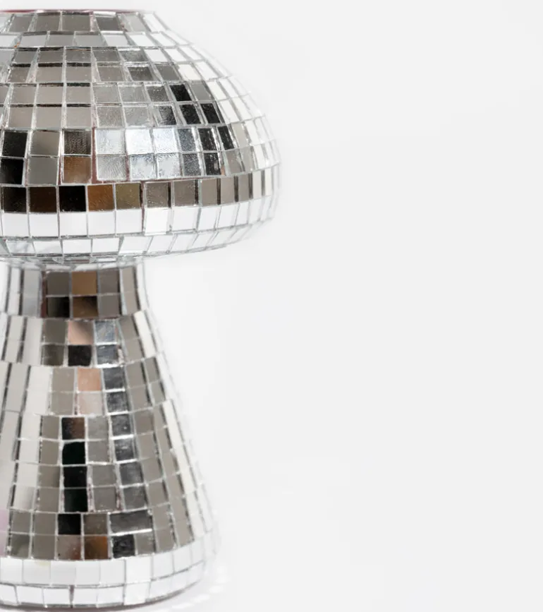 Vase champignon disco