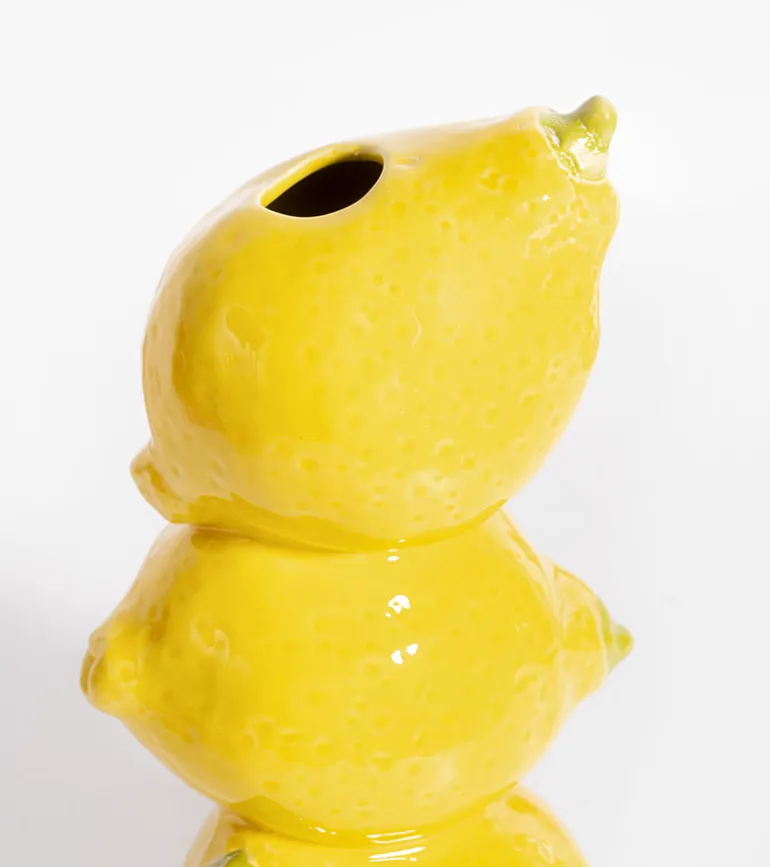 Vase fruits empilés