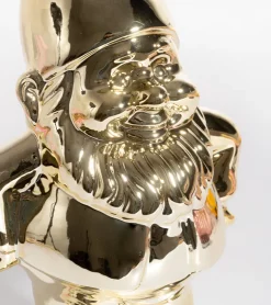 Vase Gnome doré