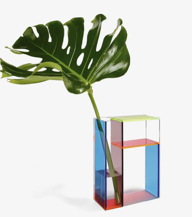 Vase Mondri néon design