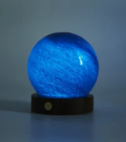 Veilleuse astrale en verre