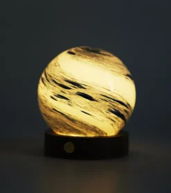 Veilleuse astrale en verre