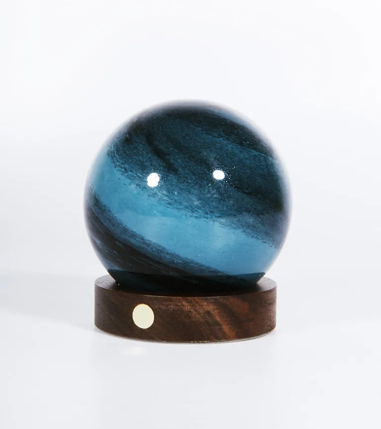 Veilleuse astrale en verre
