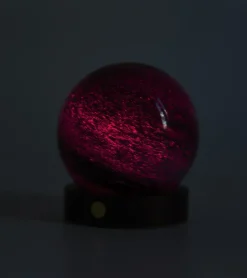 Veilleuse astrale en verre