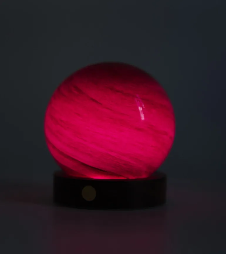 Veilleuse astrale en verre