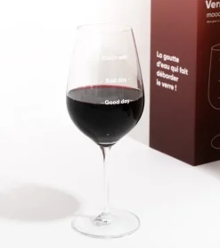 Verre à vin pour montrer son humeur