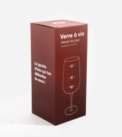 Verre à vin pour montrer son humeur